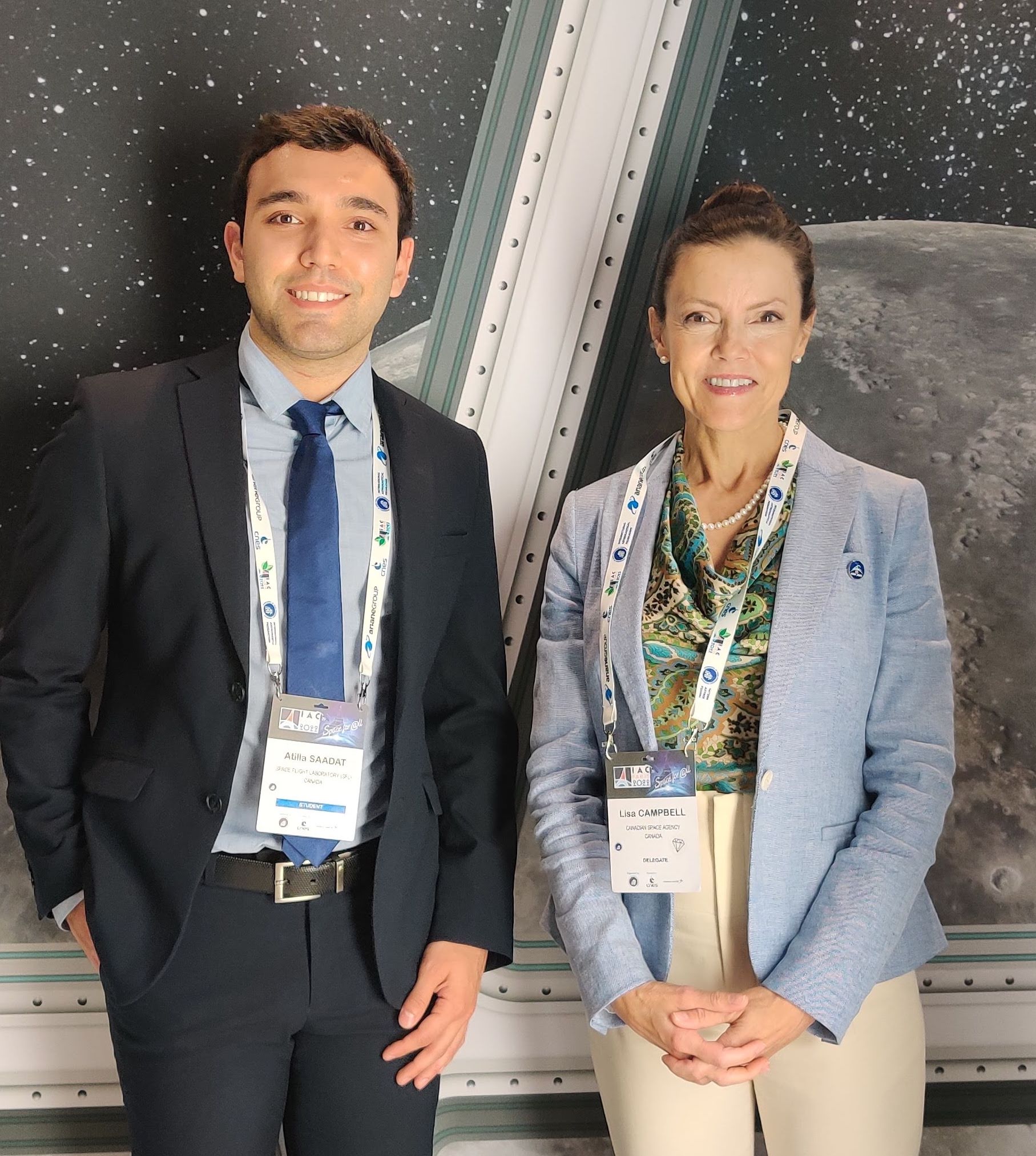 Picture with Lisa Campbell, President of the Canadian Space Agency
